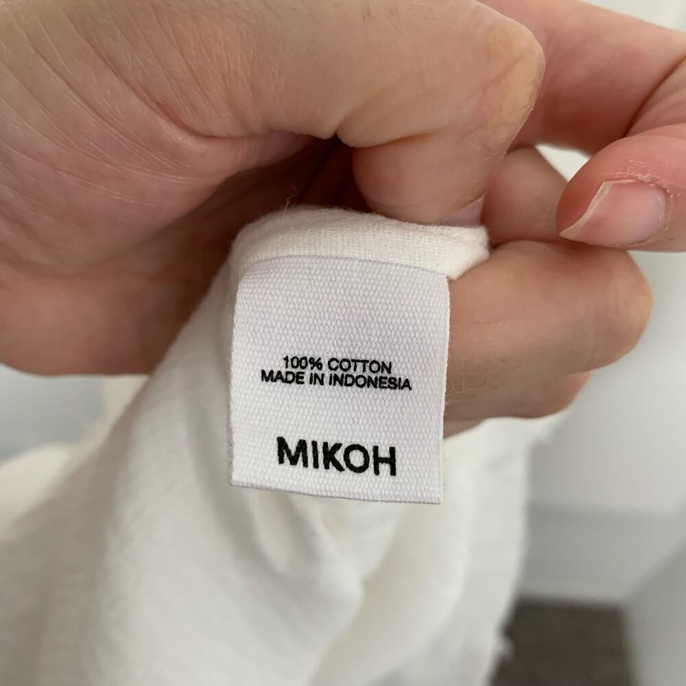 Mikoh Mirakami Cover Up Kaftan Bone White Womens New 2 or US Medium - Picture 14 of 16